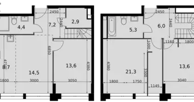 Квартира 4 комнаты в Москва, Россия