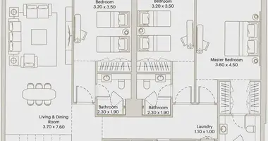 3 bedroom apartment in Dubai, United Arab Emirates