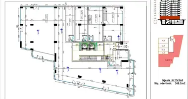 Propriété commerciale 370 m² dans Tirana, Albanie