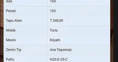 Plot of land in , Turkey