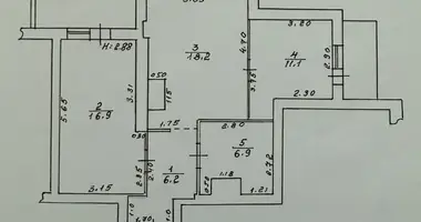 2 room apartment in Odesa, Ukraine