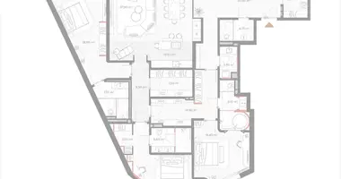 Wohnung 3 zimmer in Moskau, Russland