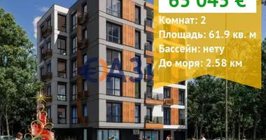 Apartamento 2 habitaciones en Burgas, Bulgaria
