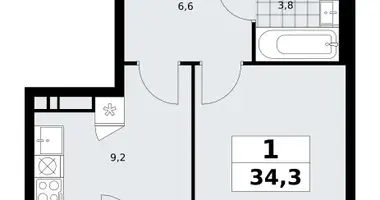 Appartement 1 chambre dans Kommunarka, Russie