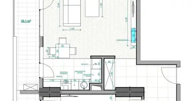 Appartement 1 chambre dans Batoumi, Géorgie