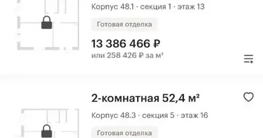 Wohnung 2 zimmer in Kommunarka, Russland