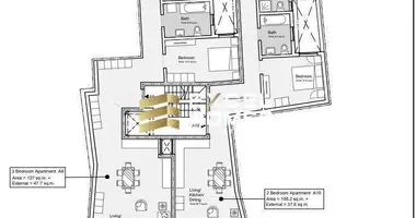 Penthouse 2 chambres dans Balzan, Malte