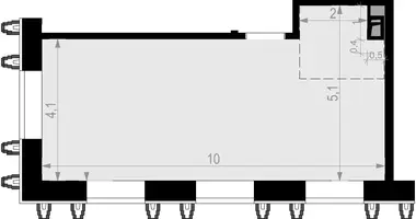 Oficina 53 m² en Moscú, Rusia