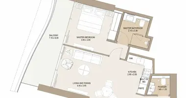 1 bedroom apartment in Dubai, United Arab Emirates
