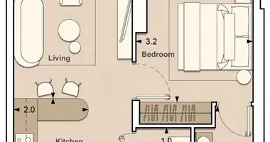 1 bedroom apartment in Dubai, United Arab Emirates