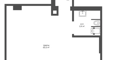 Propriété commerciale 59 m² dans Moscou, Russie