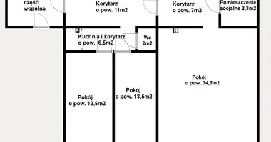 3 room apartment in Warsaw, Poland