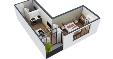 Apartamento 2 habitaciones en Batumi, Georgia