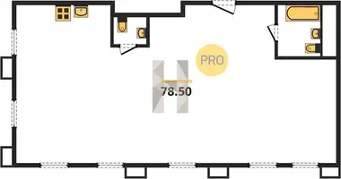 Wohnung 3 zimmer in Moskau, Russland