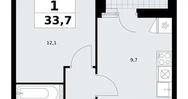 Квартира 1 комната в район Коммунарка, Россия