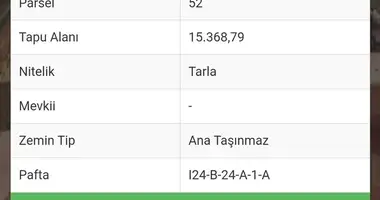 Terrain dans Tepebasi, Turquie