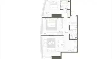 Квартира 2 комнаты в Россия