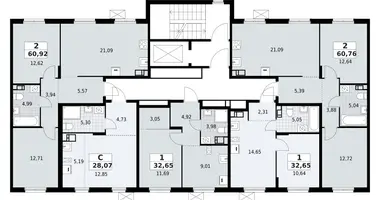 Apartamento 1 habitación en Lagolovskoe selskoe poselenie, Rusia