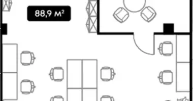 Офис 89 м² в Москва, Россия