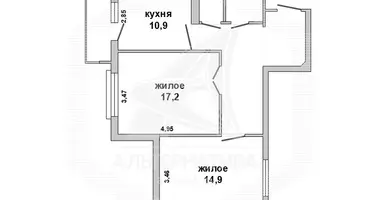 2 room apartment in Brest, Belarus