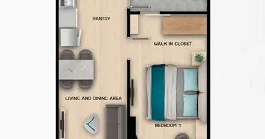 Wohnung 1 zimmer in Rawai, Thailand