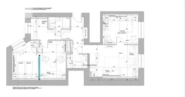 Appartement 2 chambres dans Cracovie, Pologne