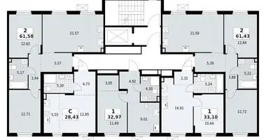 Apartamento 1 habitación en Lagolovskoe selskoe poselenie, Rusia
