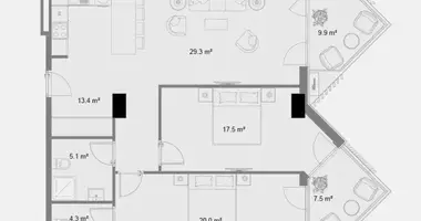 1 bedroom apartment in Tbilisi, Georgia