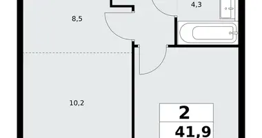 Mieszkanie 2 pokoi w Kommunarka, Rosja