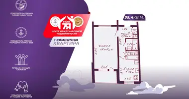 Wohnung 1 zimmer in Minsk, Belarus