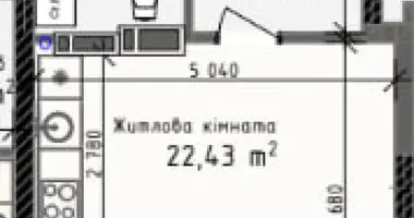 Apartamento 1 habitación en Odesa, Ucrania