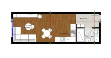 Apartamento en Podgorica, Montenegro