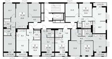Apartamento 1 habitación en Kommunarka, Rusia