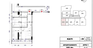 Wohnung 2 zimmer in Bashkia Vlore, Albanien