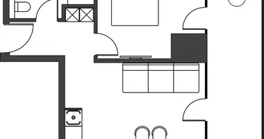 Apartamento 2 habitaciones en Batumi, Georgia