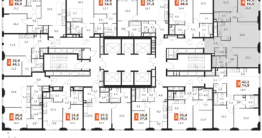 4 room apartment in Moscow, Russia