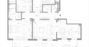 Wohnung 3 zimmer in Moskau, Russland