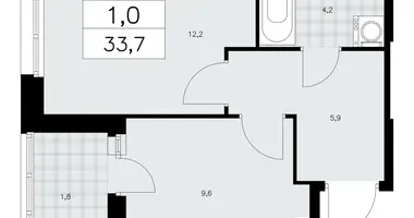 Appartement 1 chambre dans Kommunarka, Russie