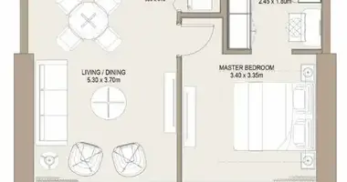 1 bedroom apartment in Dubai, United Arab Emirates