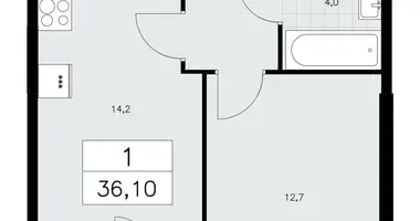 Квартира 1 комната в район Коммунарка, Россия