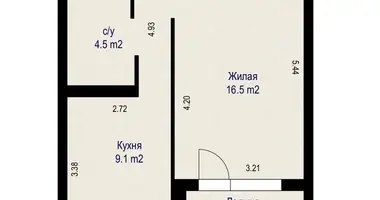 Appartement 1 chambre dans Minsk, Bélarus