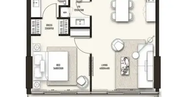 Wohnung 1 Schlafzimmer in Dubai, Vereinigte Arabische Emirate