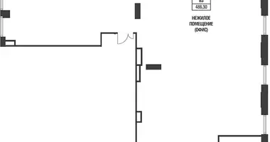 Büro 486 m² in Moskau, Russland