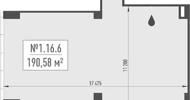 Büro 191 m² in Moskau, Russland