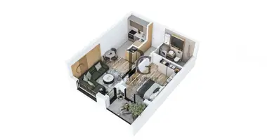 Apartamento 2 habitaciones en Bar, Montenegro