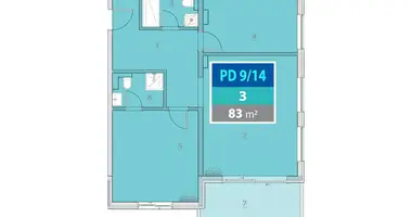 Appartement 3 chambres dans Provodina, Monténégro