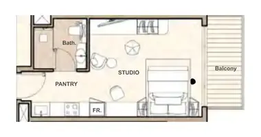Studio apartment in Dubai, United Arab Emirates