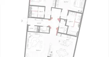 2 room apartment in Moscow, Russia