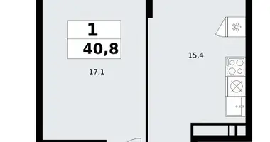 Appartement 1 chambre dans Kommunarka, Russie