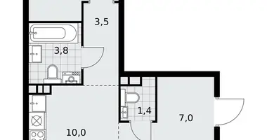 3 room apartment in Troitsk, Russia
